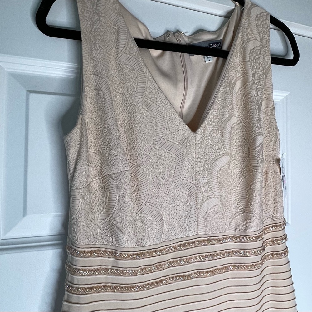 KATHRYN GRACE Rose Blush Formal Mermaid Gown BNWT Women's Size 8 - Picture 5 of 9
